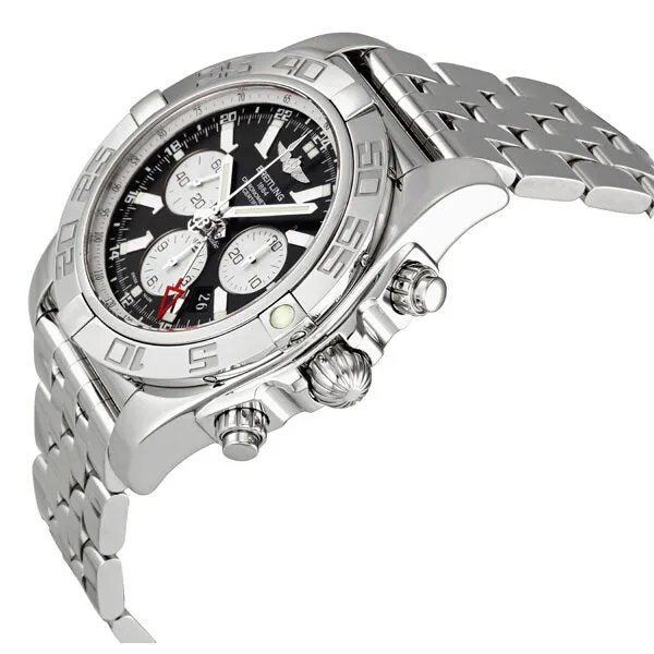 Breitling Chronomat GMT Black Dial Chronograph Automatic Men's Watch AB041012-BA69SS