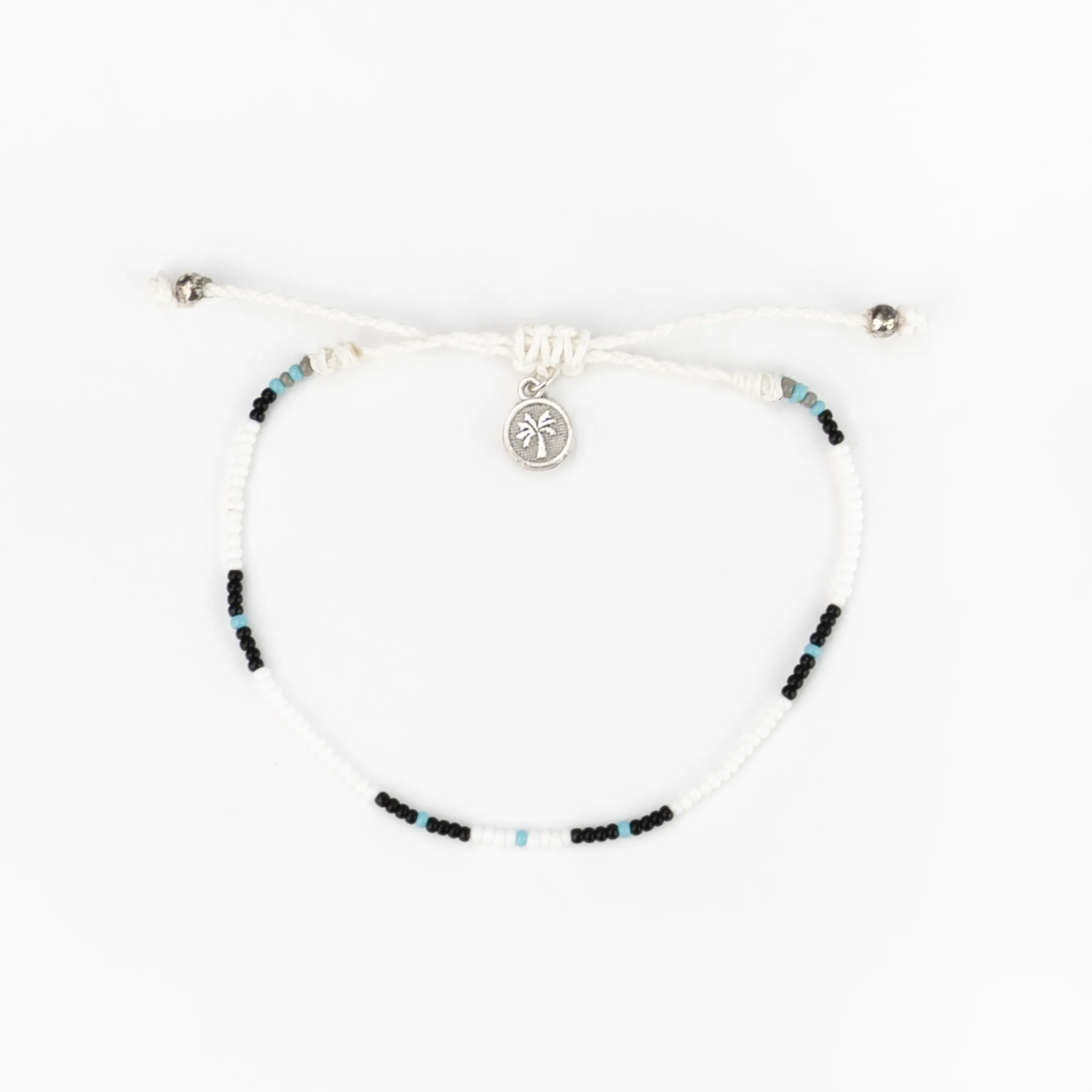 Cali Surf Anklet, Beaded Anklet, Surfer Jewelry, Boho