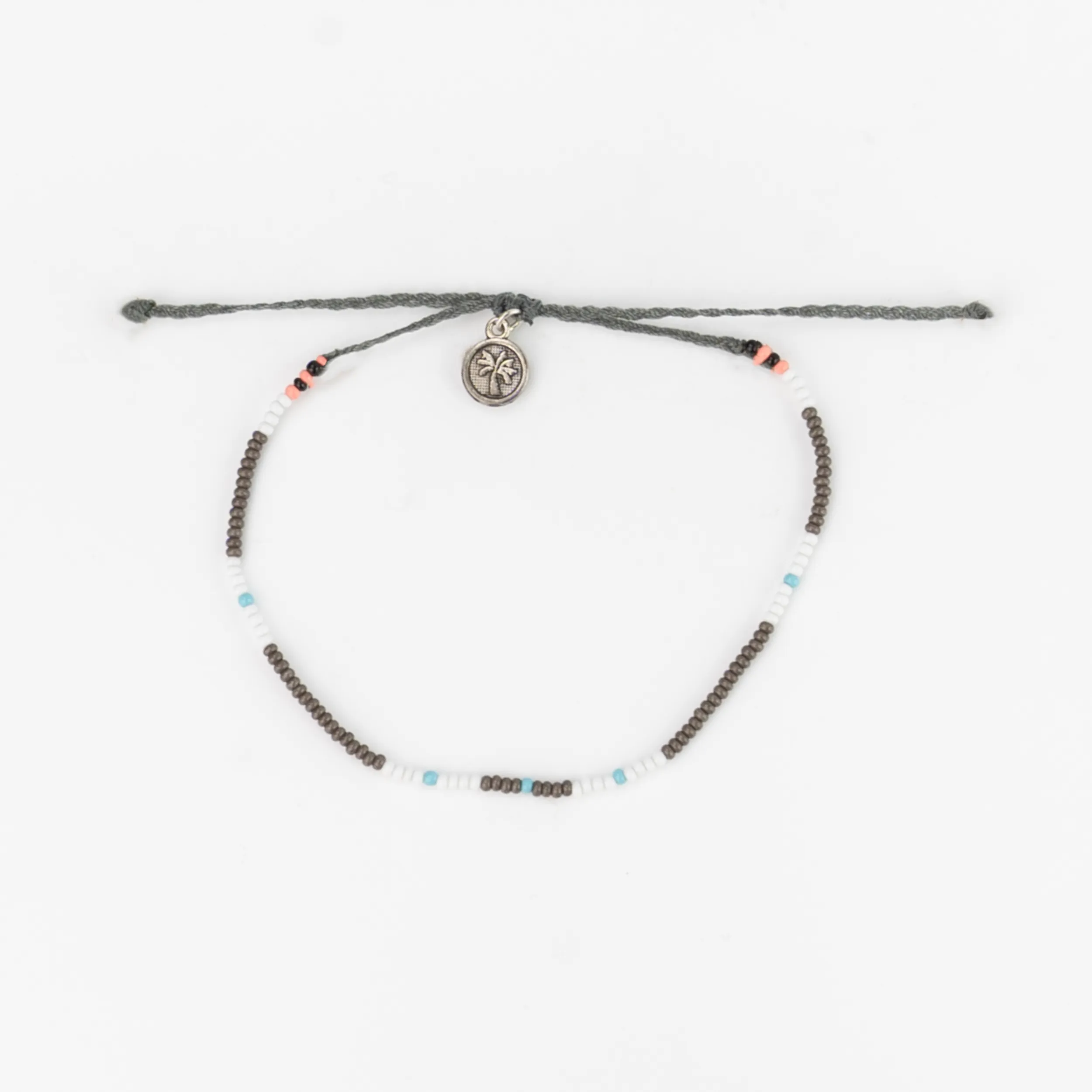 Cali Surf Anklet, Beaded Anklet, Surfer Jewelry, Boho