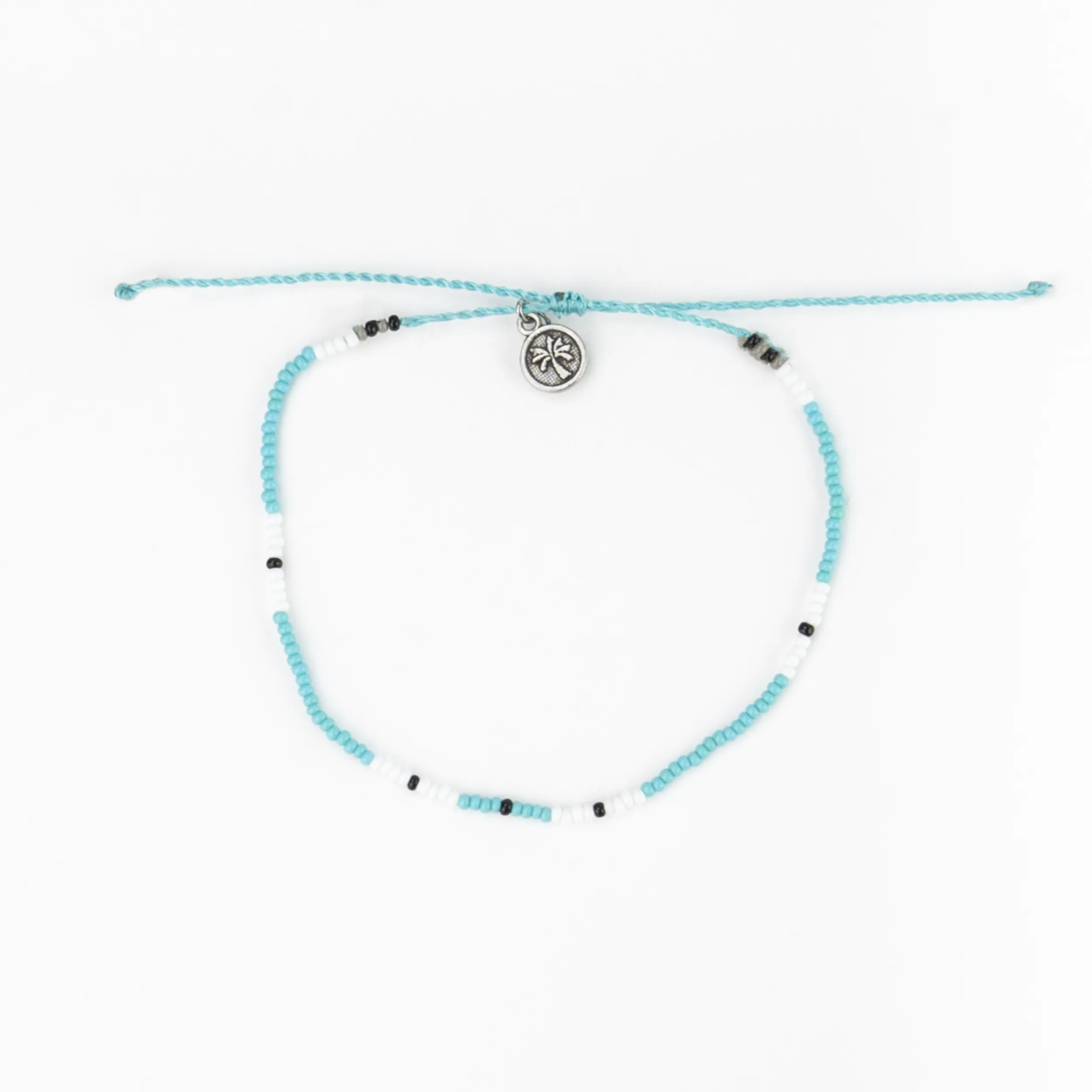Cali Surf Anklet, Beaded Anklet, Surfer Jewelry, Boho