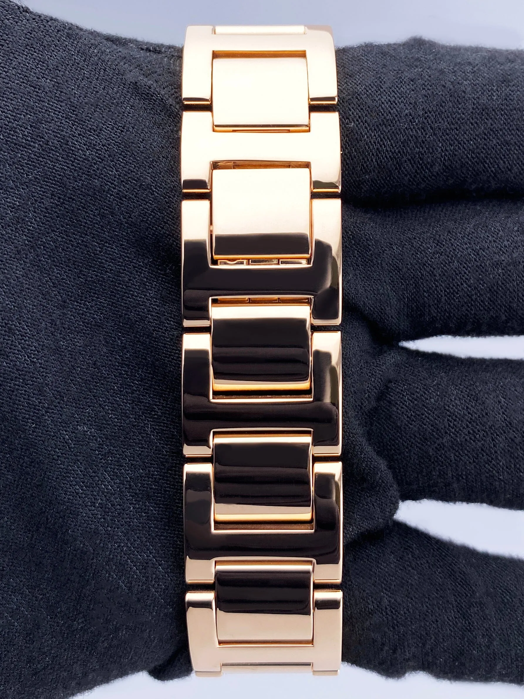Cartier Ballon Bleu WE9005Z3 Diamond Rose Gold Mens Watch Box Papers