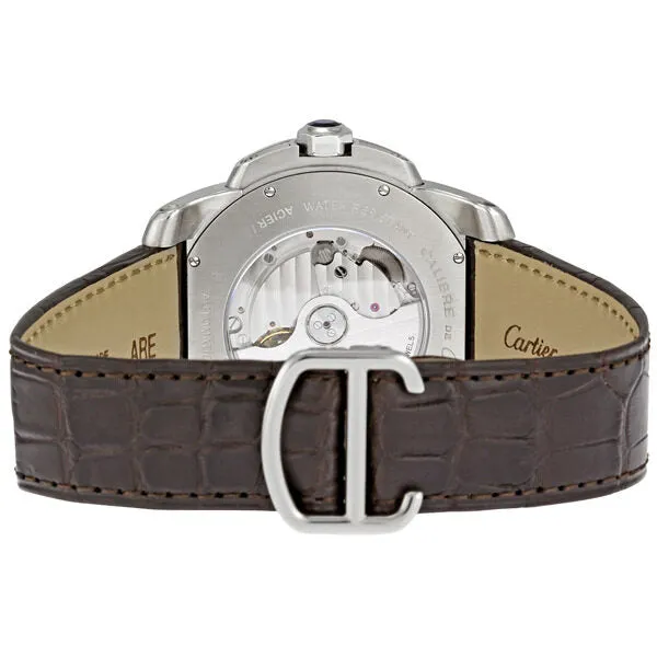 Cartier Calibre De Cartier Mechanical Silver Dial Men's Watch W7100039