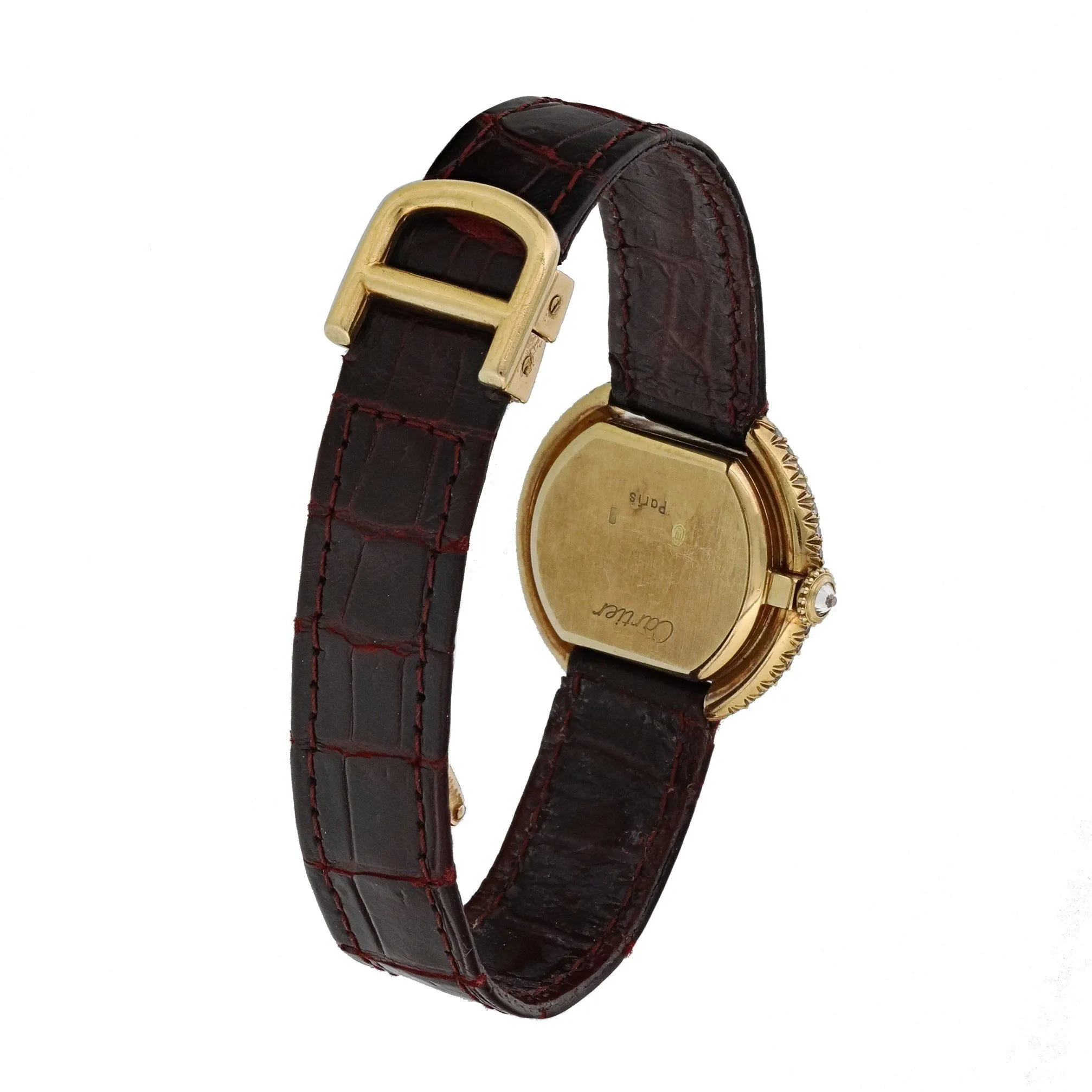 Cartier Paris Ellipse Gondole 18k Yellow Gold Ladies Watch