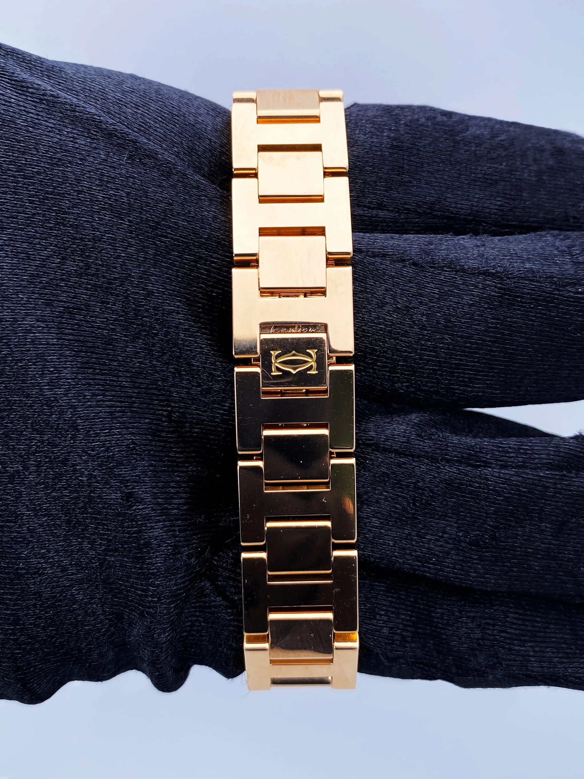 Cartier Pasha WJ124016 Diamond 18K Rose Gold Ladies Watch Box Papers