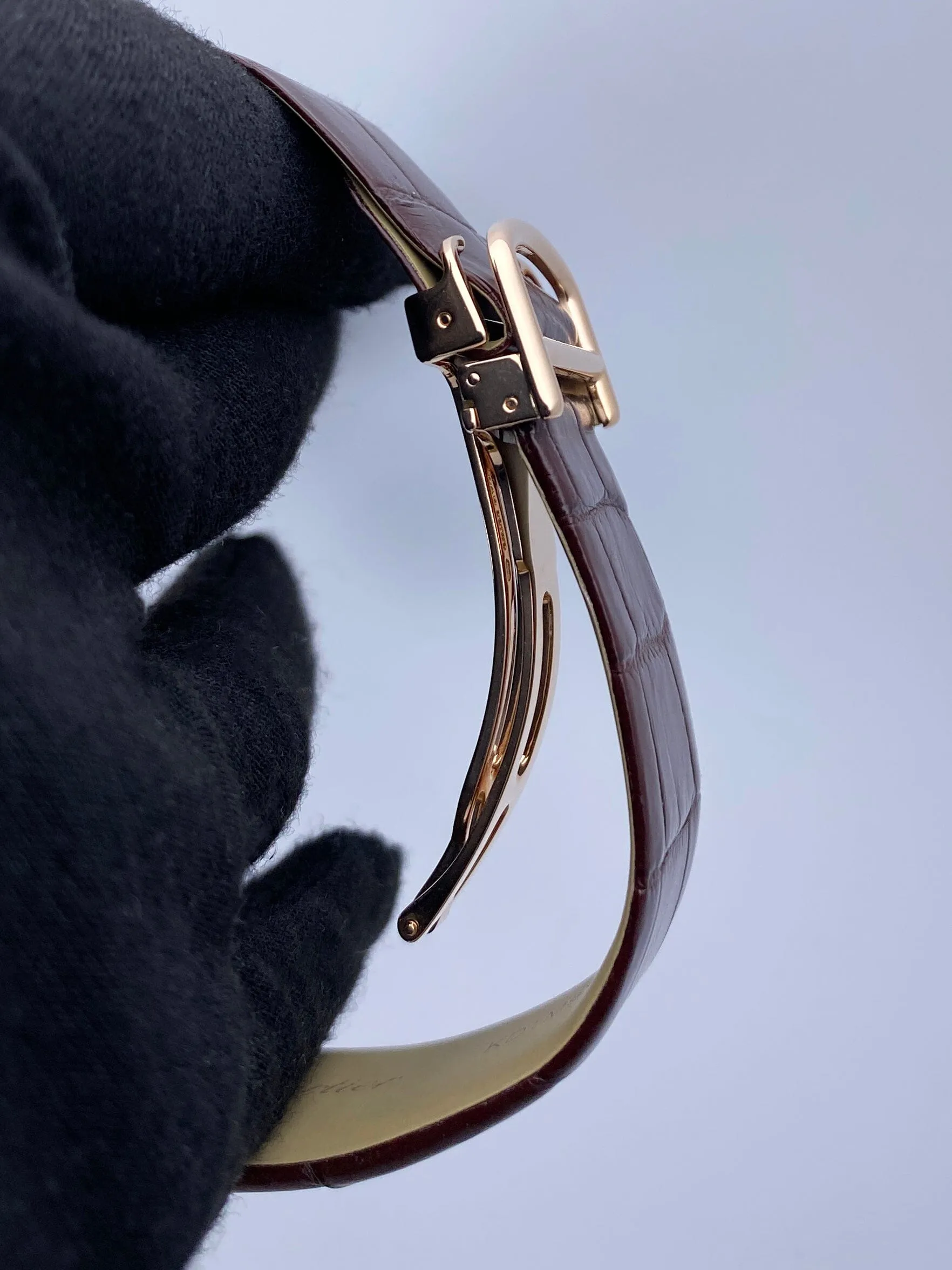 Cartier Santos Dumont W2006951 18K Rose Gold Mens Watch