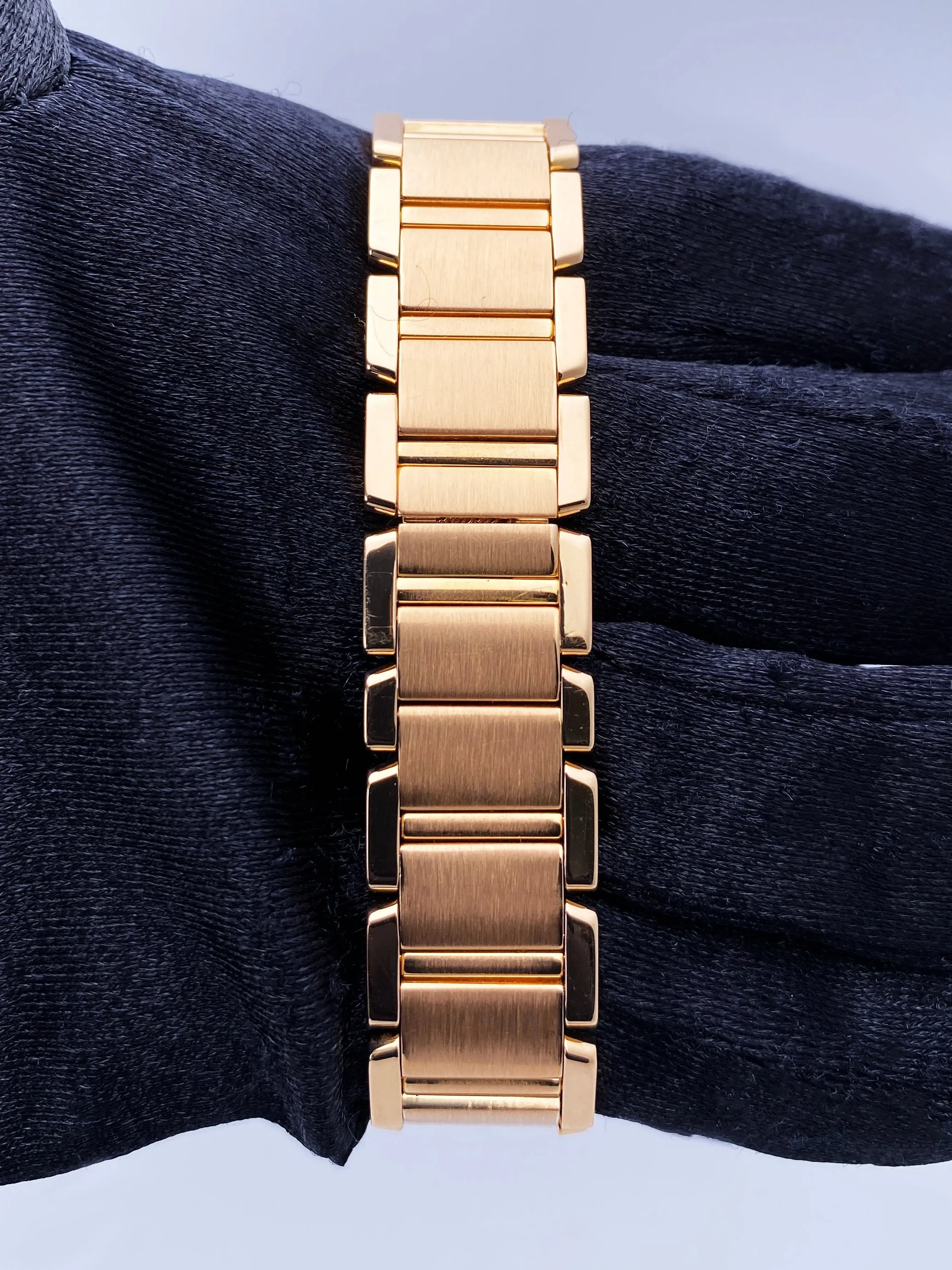 Cartier Tank Francaise WE10456H 18K Rose Gold Ladies Watch Box Papers