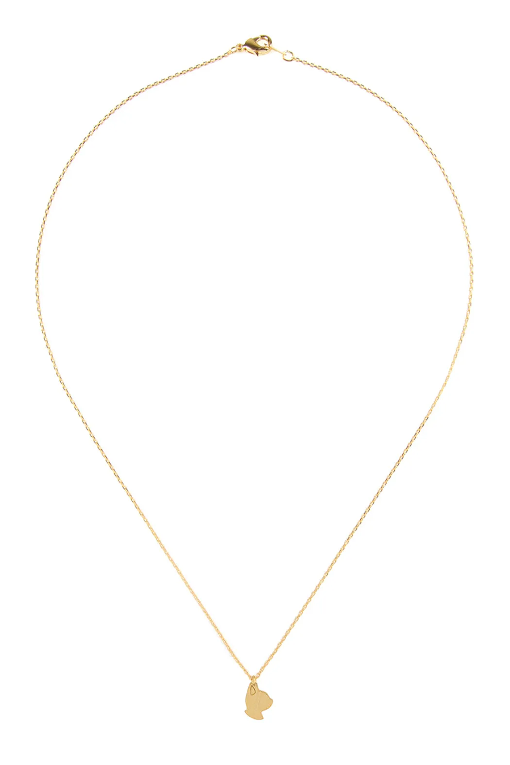 Cast Cat Pave Necklace
