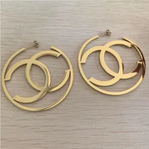 CC Hoop Earrings