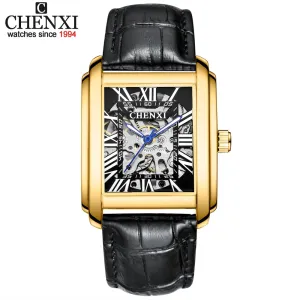 CHENXI Luxury Watches Top Brand Fashion Automatic Clock Luminous Waterproof Tourbillon Mechanical Watch Relogio Masculino