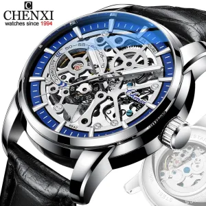 CHENXI Men&#39;s Watches Top Luxury Brand Automatic Mechanical Wristwatch Men Luminous Waterproof Business Watches Relogio Masculino