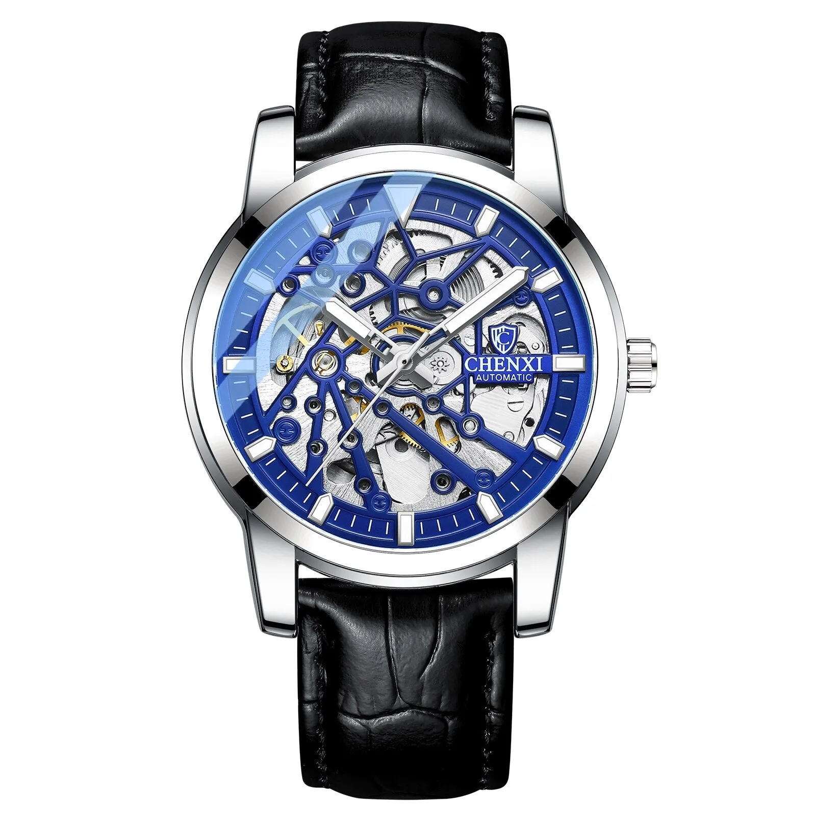 CHENXI Mens Watches Tourbillon Waterproof Automatic Mechanical Watch Men Top Brand Luxury Stainless Steel Business Wristwatch