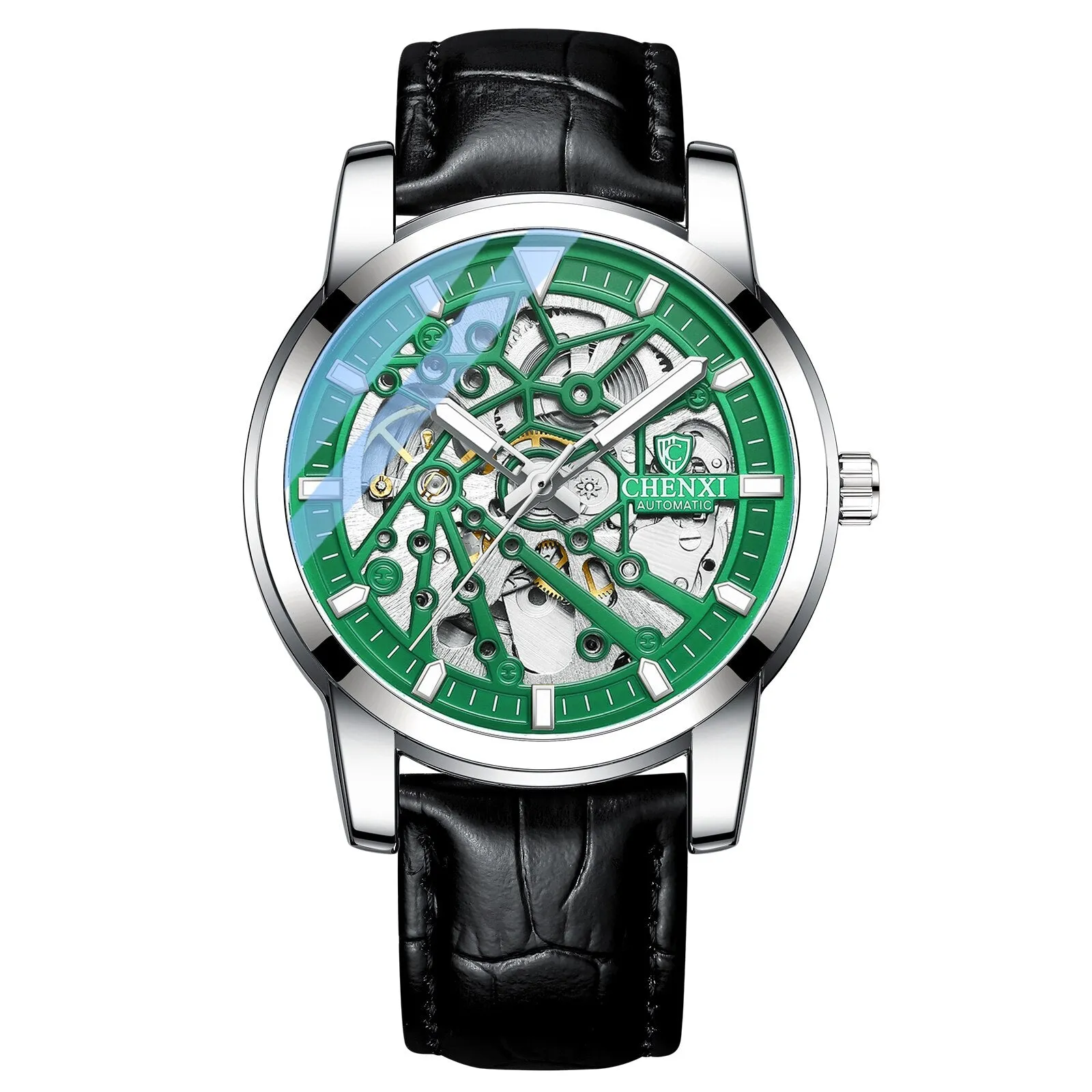 CHENXI Mens Watches Tourbillon Waterproof Automatic Mechanical Watch Men Top Brand Luxury Stainless Steel Business Wristwatch