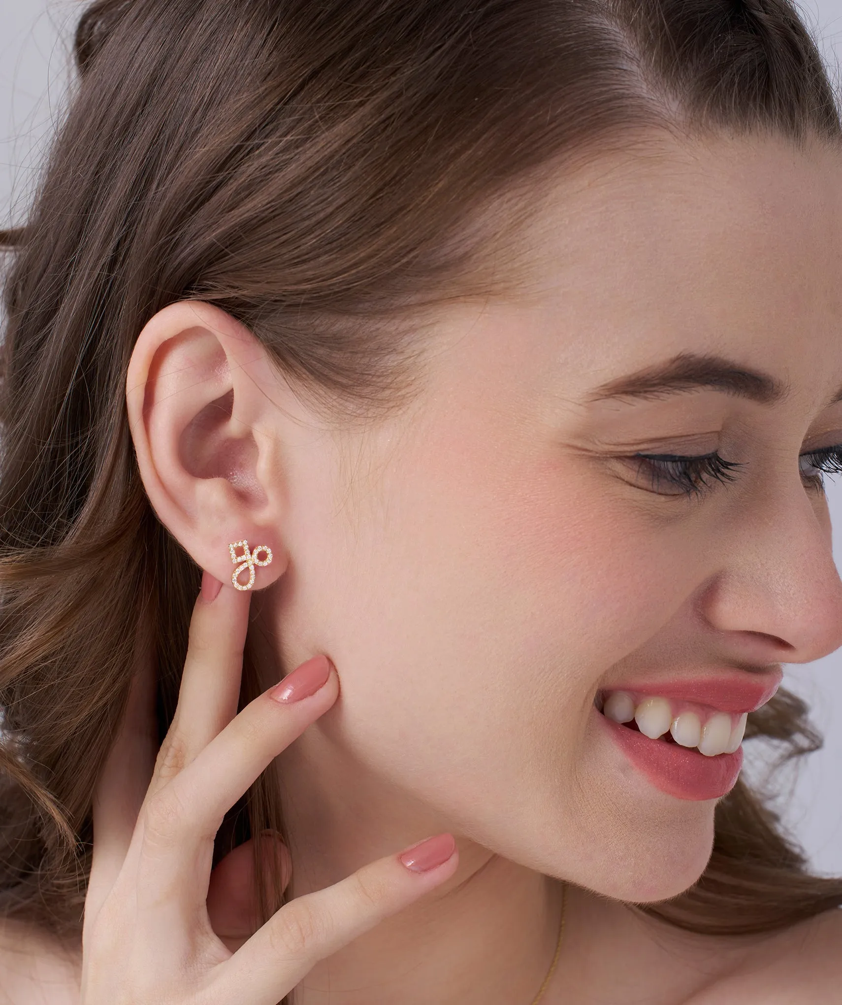 Chic Interlace Diamond Earrings
