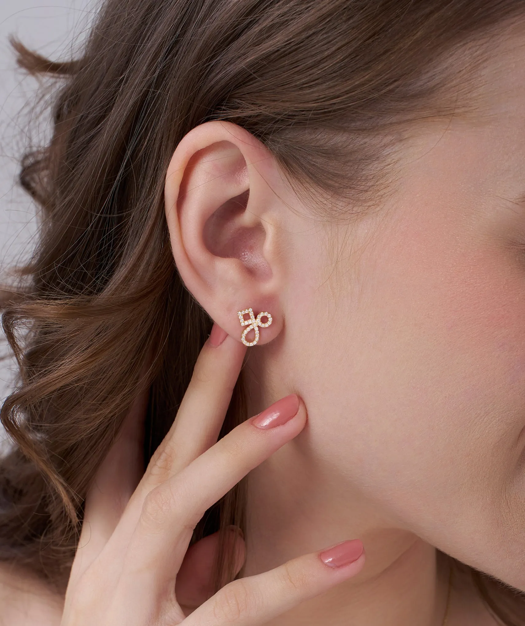 Chic Interlace Diamond Earrings