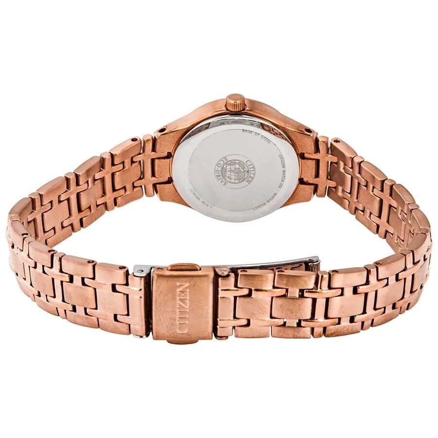 Citizen Corso White Dial Ladies Rose Gold-tone Watch EW1263-52A