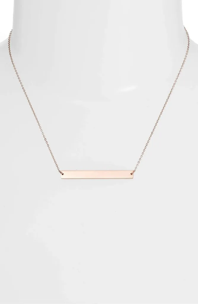 Classic Bar Necklace | More Colors Available