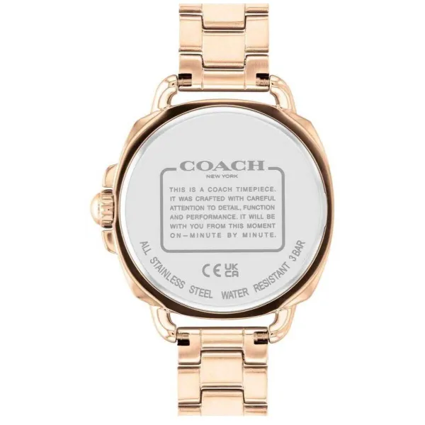 Coach Tatum Rose Gold Stainless Steel Rose Gold Dial Quartz Watch for Ladies - 14504168
