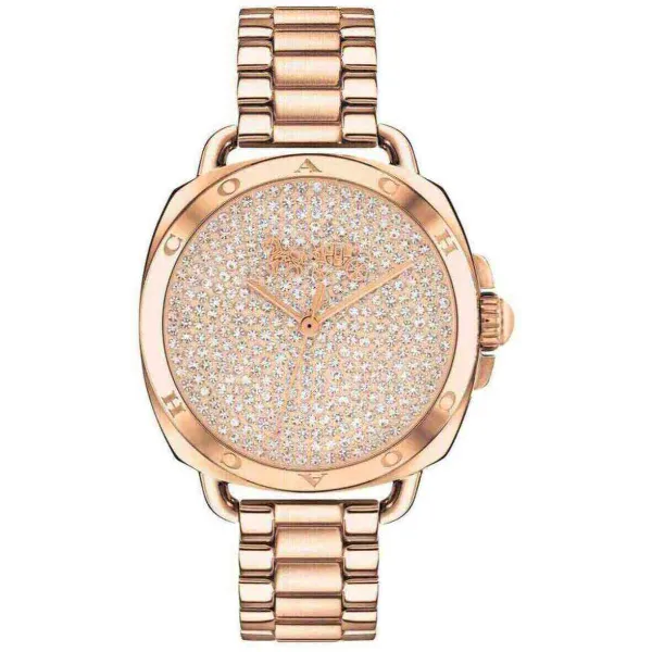 Coach Tatum Rose Gold Stainless Steel Rose Gold Dial Quartz Watch for Ladies - 14504168