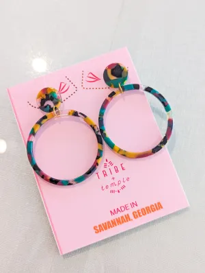Color Me Up Hoop Earrings