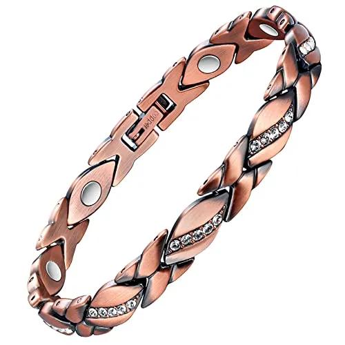 Copper Ankle Bracelet for Women 99.99% Pure Copper with Magnets