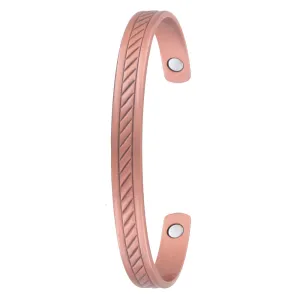 Copper Bracelet - Pressed Twist