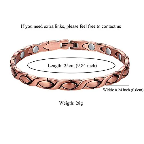 Copper Magnetic Anklet