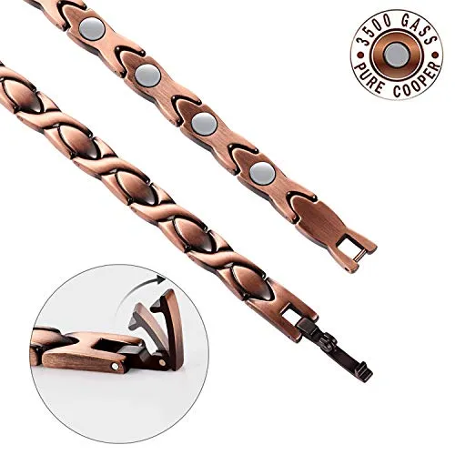 Copper Magnetic Anklet
