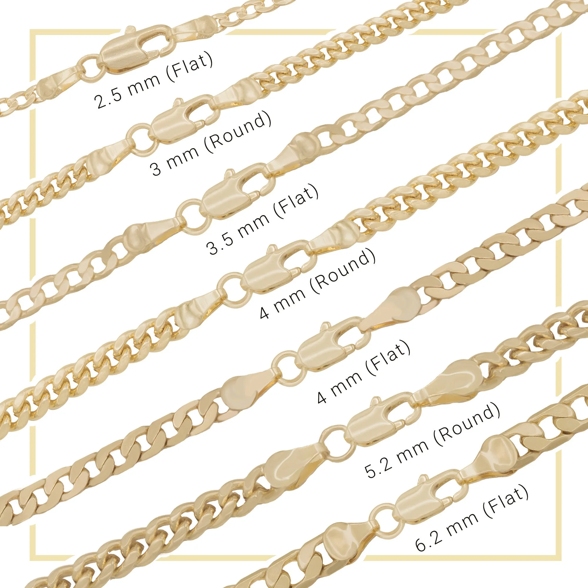 Cuban Link 14K Gold Filled Anklet Curb Chain 10'' Women Jewelry