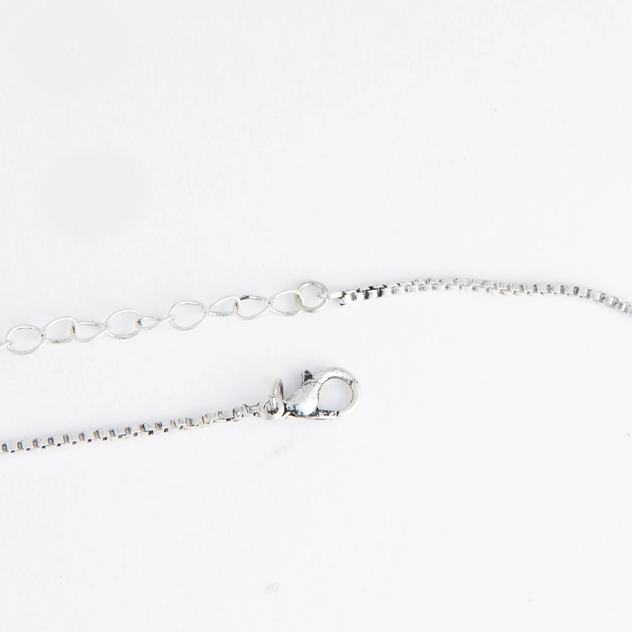 Dahlia Genuine Stone Flower Pendant Necklace