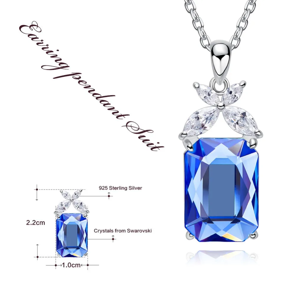 Davena 5 Colors Crystal Jewelry Set