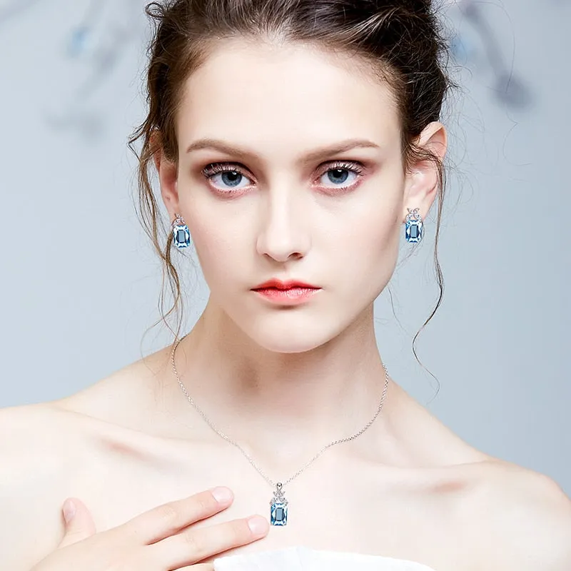 Davena 5 Colors Crystal Jewelry Set