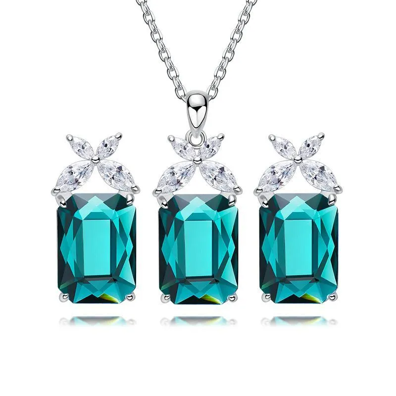 Davena 5 Colors Crystal Jewelry Set