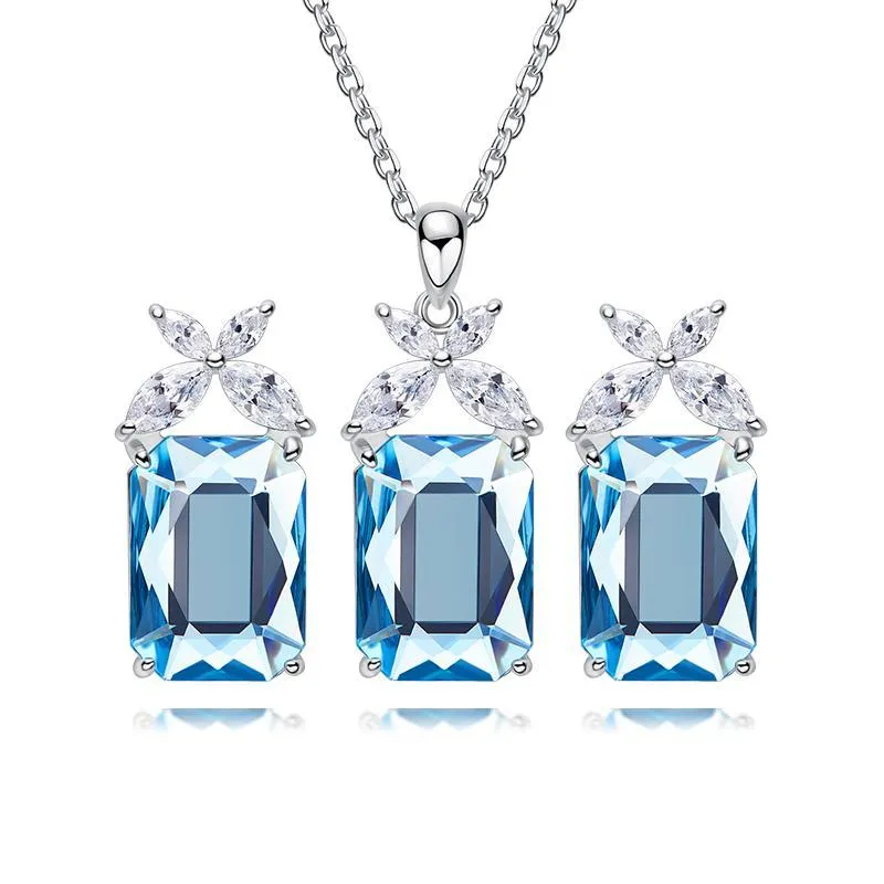 Davena 5 Colors Crystal Jewelry Set