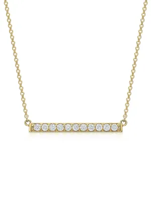 Diamond Bar Pendant