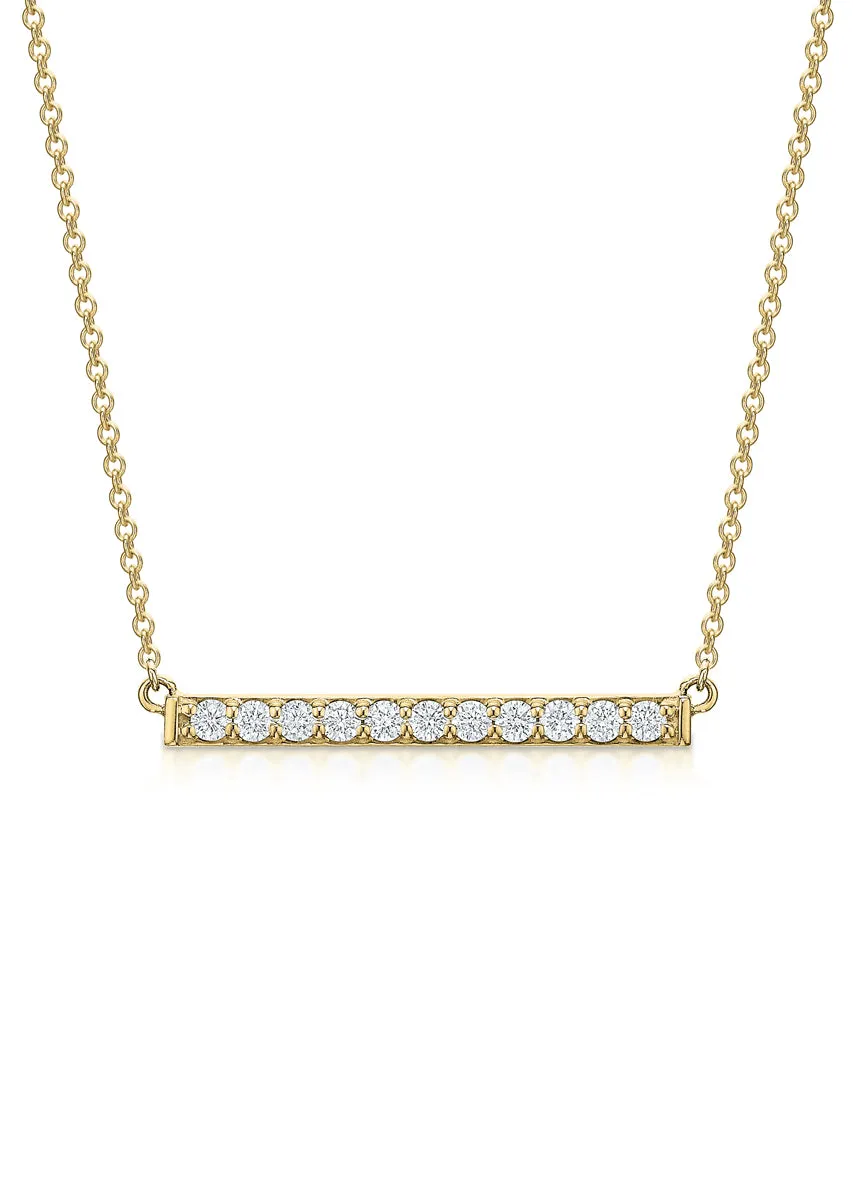 Diamond Bar Pendant