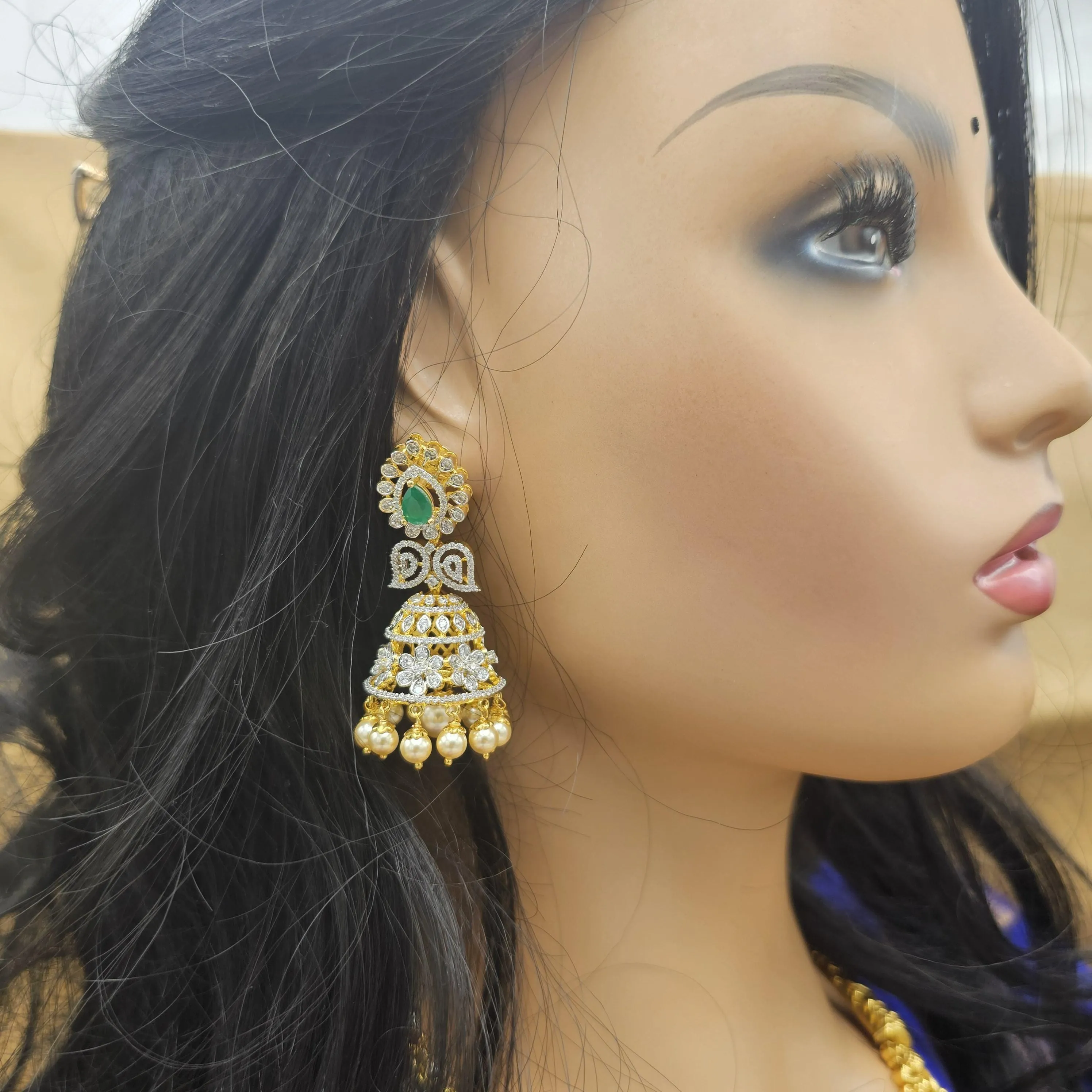 DIAMOND REP Jhumka