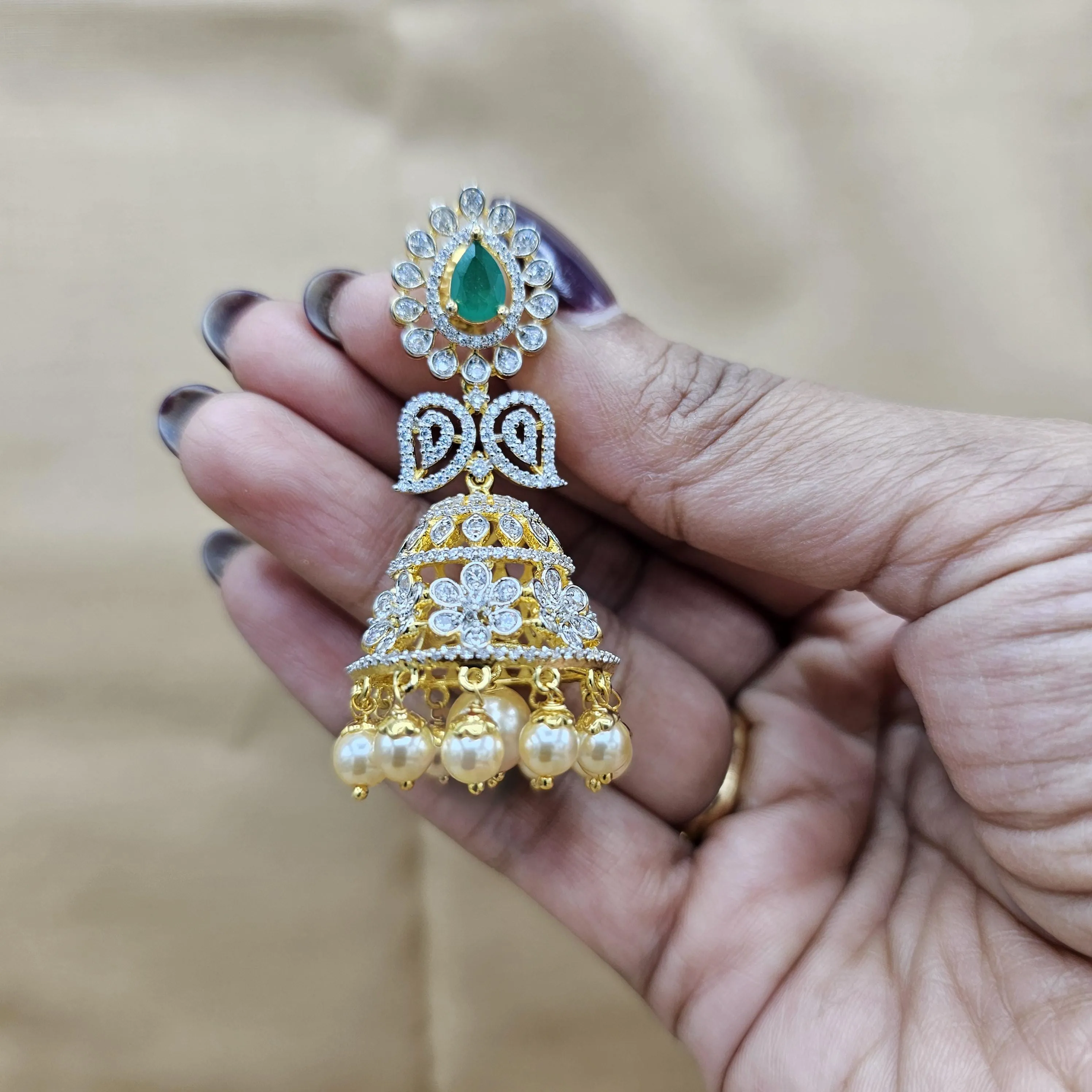 DIAMOND REP Jhumka