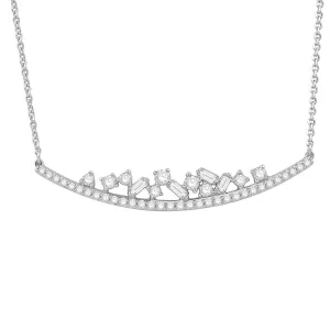 Diamond Rock n Roll Bar Necklace