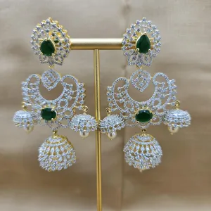 DIAMOND TRIPLE JHUMKA
