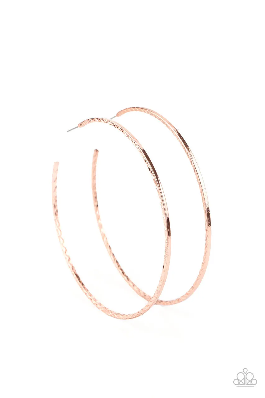 Diamondback Diva Copper Paparazzi Earrings