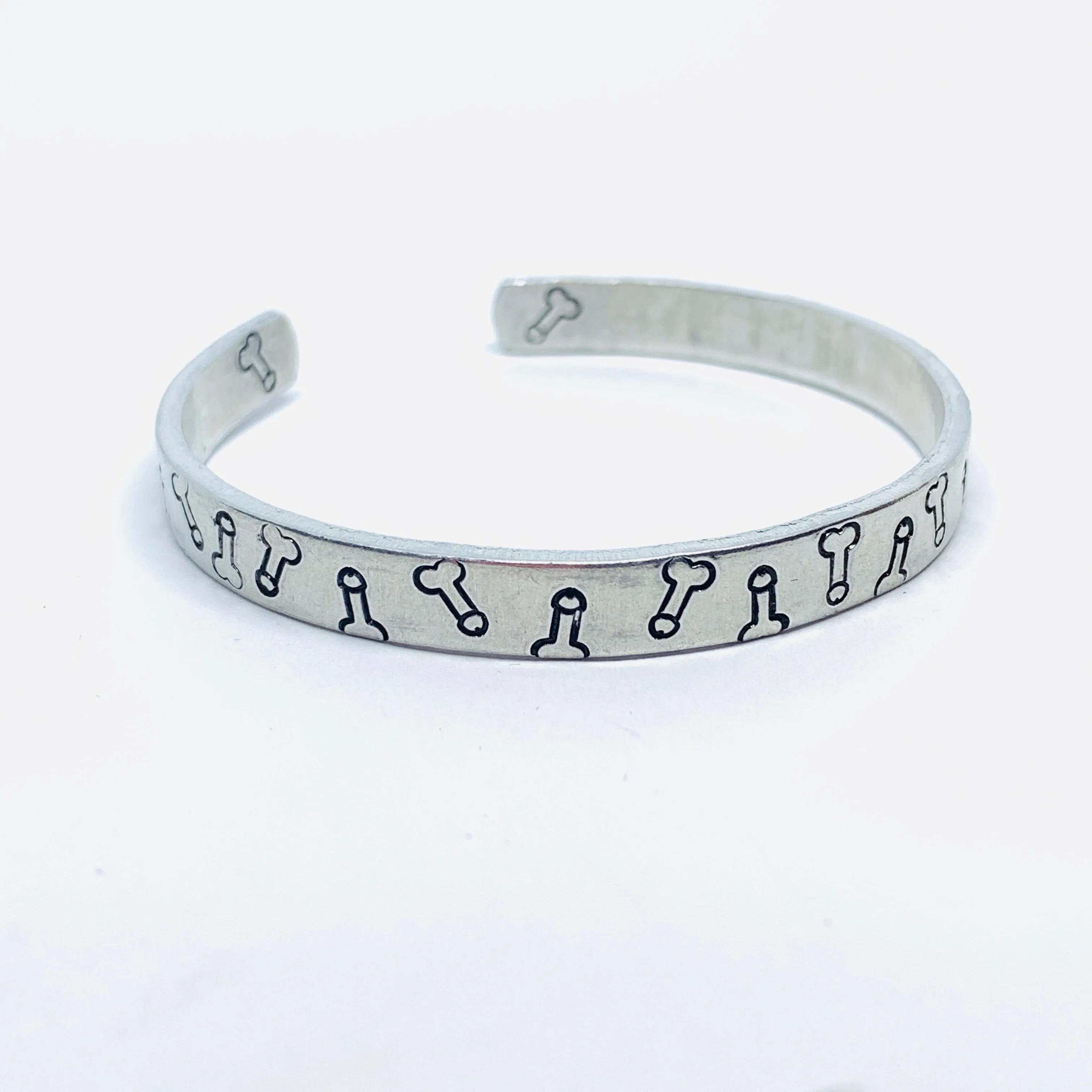 Dicks - Hand Stamped Cuff Bracelet