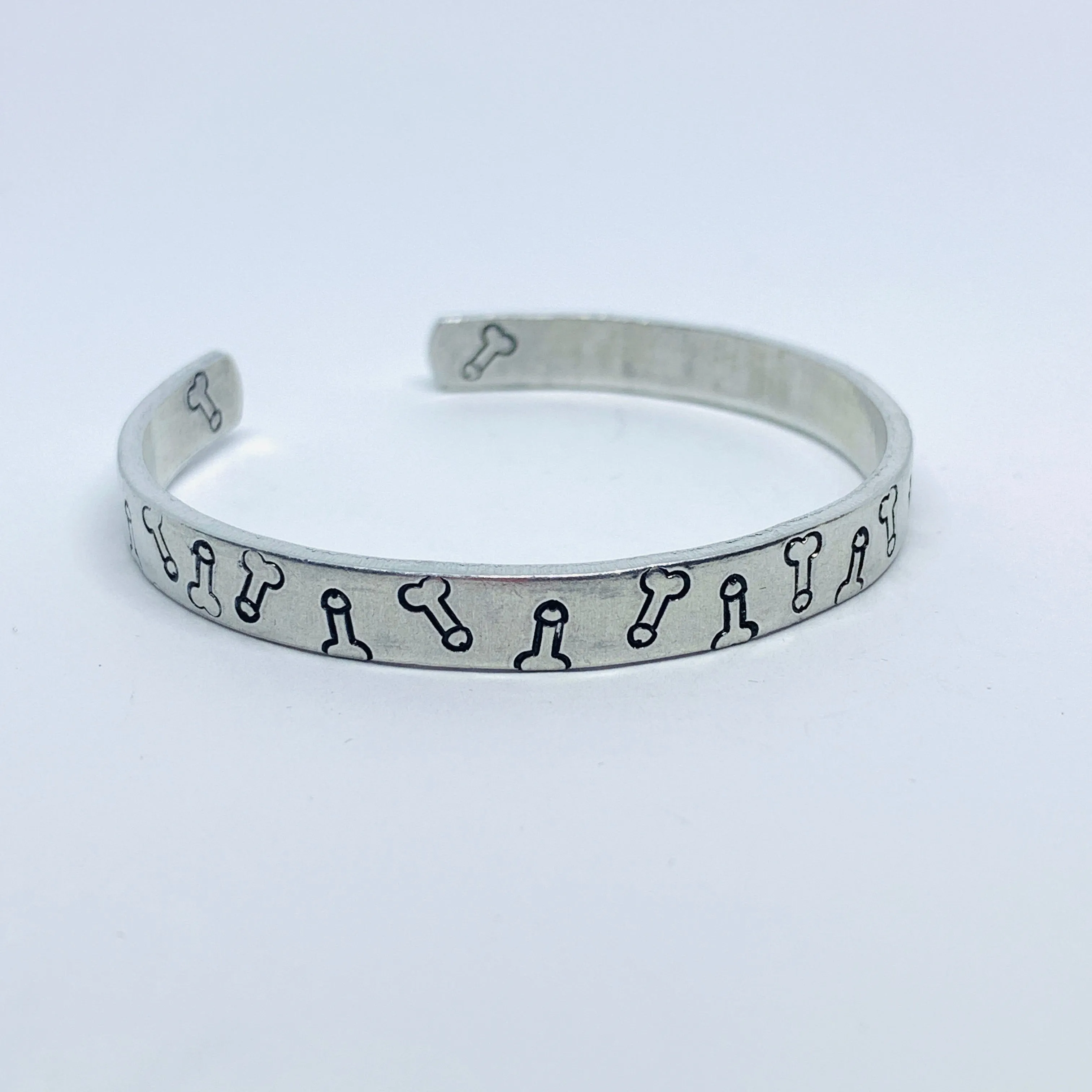 Dicks - Hand Stamped Cuff Bracelet