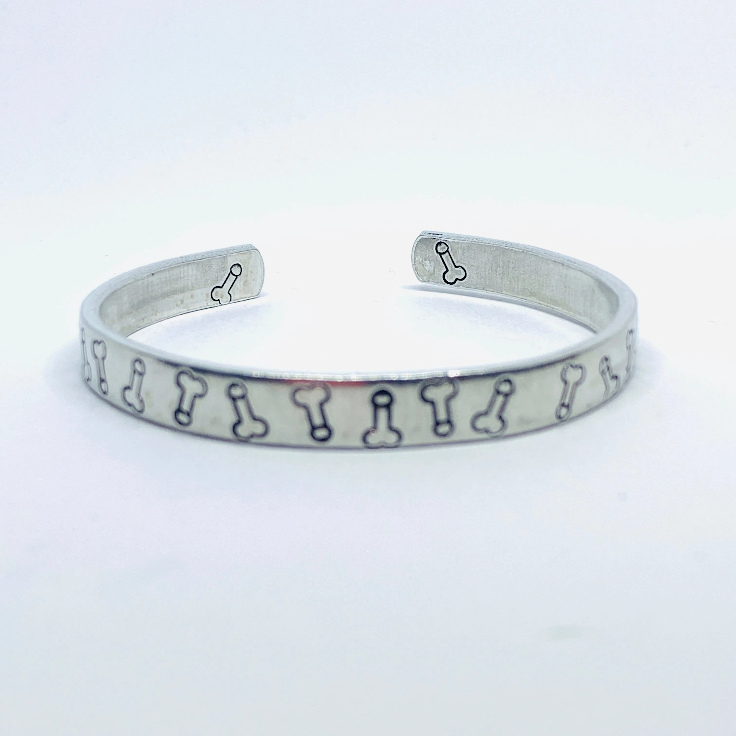Dicks - Hand Stamped Cuff Bracelet