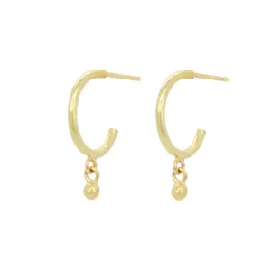 Dot Huggie Earrings