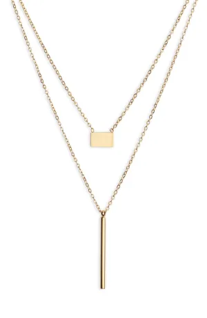 Double Strand Necklace - Gold