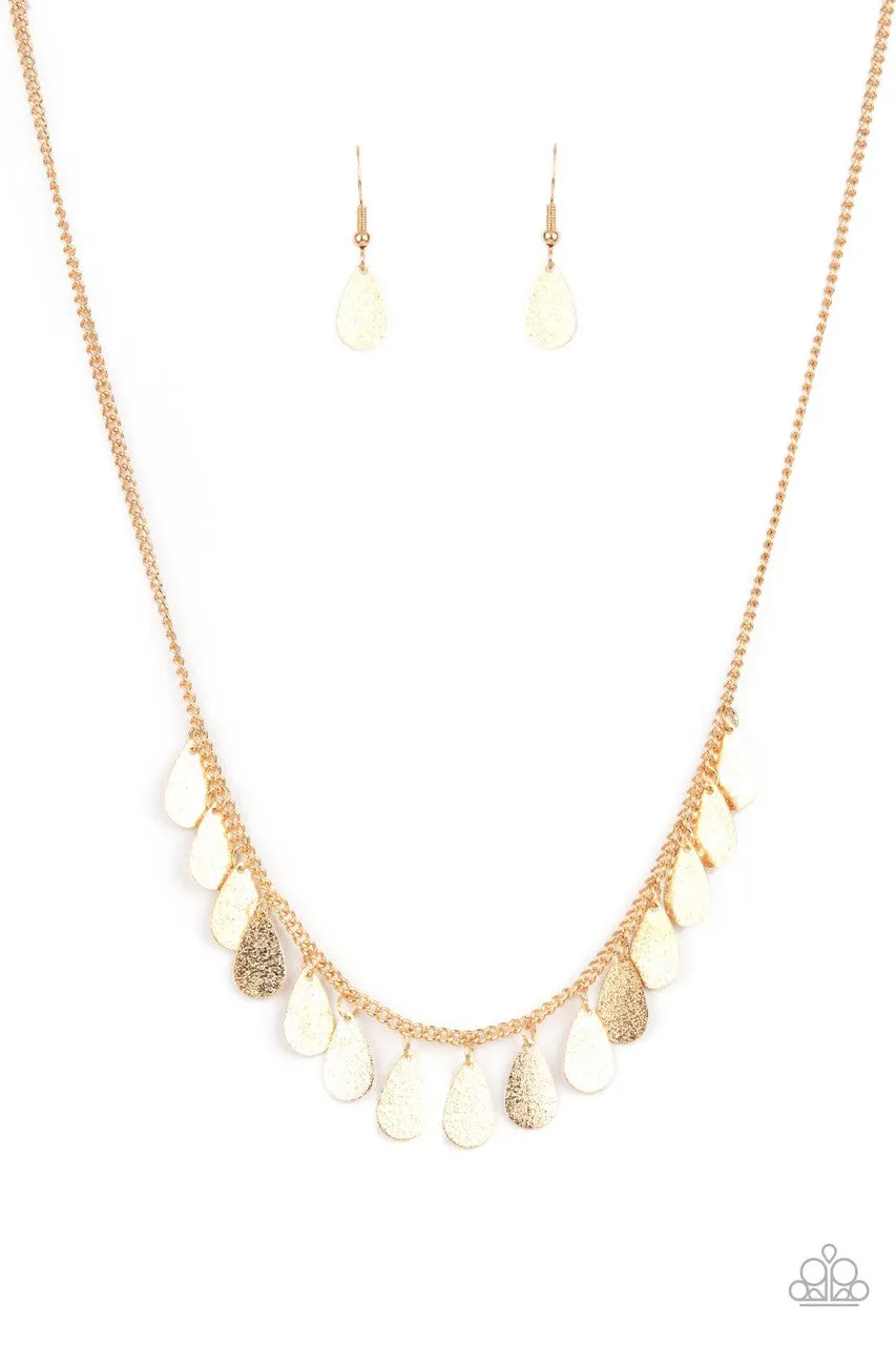 Eastern CHIME Zone Gold Paparazzi Necklace