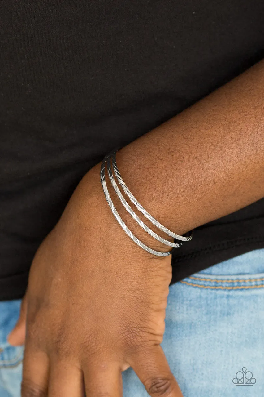 Eastern Empire Silver Paparazzi Bracelet
