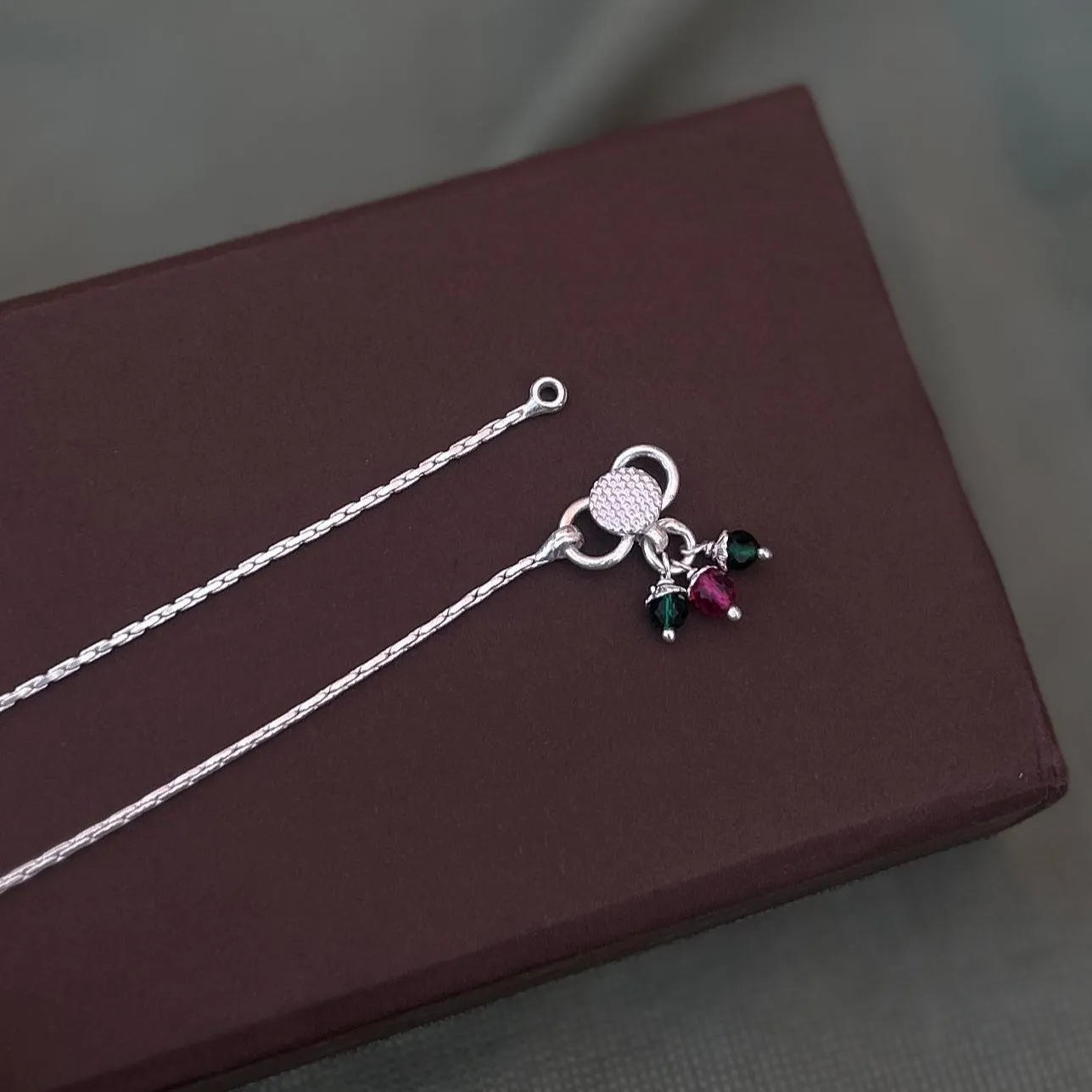 Elegant Premium Silver Anklet for Comfortable All-Day Wear