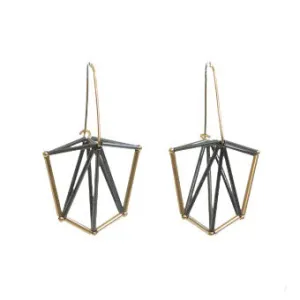 Emilie Pritchard Collection Geometric Shield Earrings
