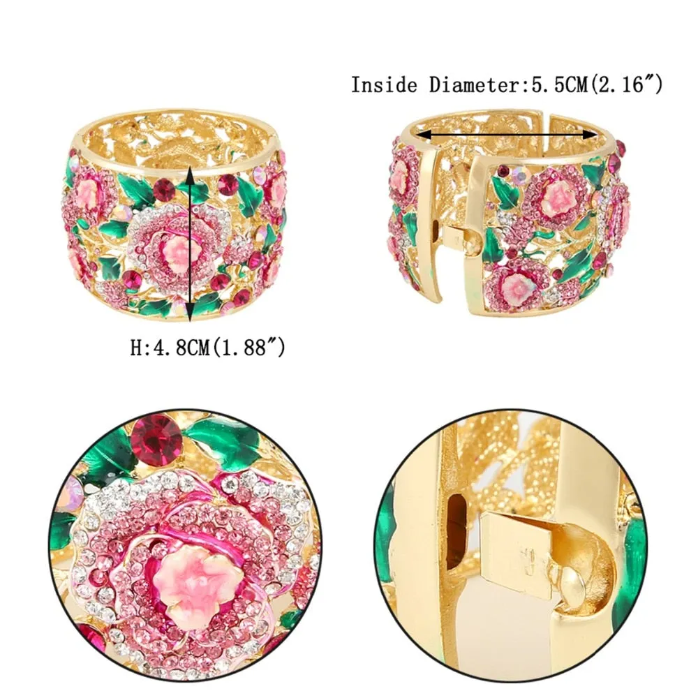 Enamel Flower Rose